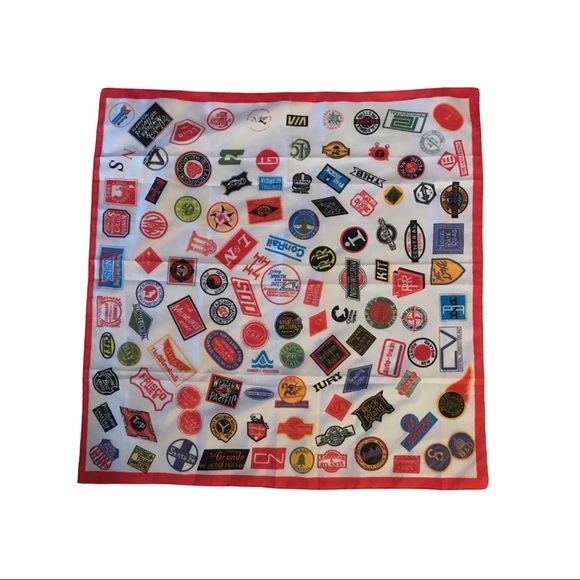 Railroad Tapestry or Scarf 1960